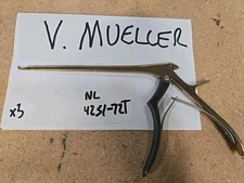 V. Mueller NL4251-72T Kerrison 40 Degree Angled Up Cutting 2.0mm Rongeur NICE