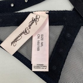 Agent Provocateur Judy Black Studded Thong M/L New $165