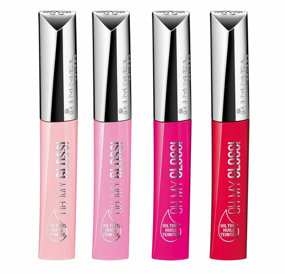 RIMMEL OH MY GLOSS OIL TINT LIP GLOSS - CHOOSE SHADE (very subtle colour)