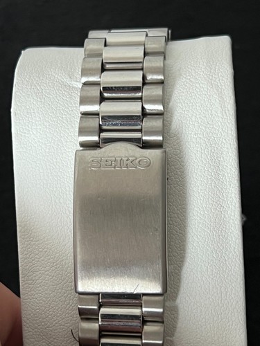 Seiko Automatic Black Dial Silver 7009-4040 17 Jewels Vintage Watch - Bild 5 von 11