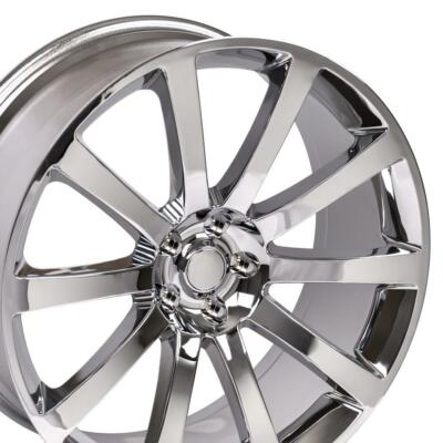 リモージュ 330 チューリン　レア 2253 Chrome 20 inch 5x115 Wheel Fits Chrysler 300 Challenger