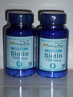 Ultra Biotin 7500mcg Stronger Hair Skin Nails Vitamin B Puritan's Pride 200 Tab Ultra Biotin 7500mcg Stronger Hair Skin Nails Vitamin B Puritan's Pride 200 Tab