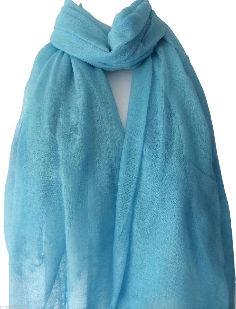 ladies teal scarf