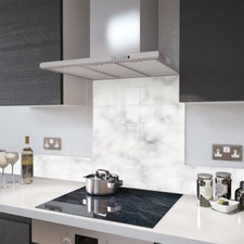 Premier Range "22 - White Italian Marble" Glass Splashback