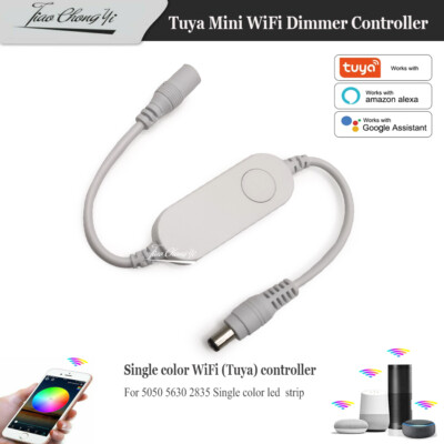 TUYA Smart Life WiFi dimmer RGB RGBW RGBCCT Led Strip Controller For Echo Plus
