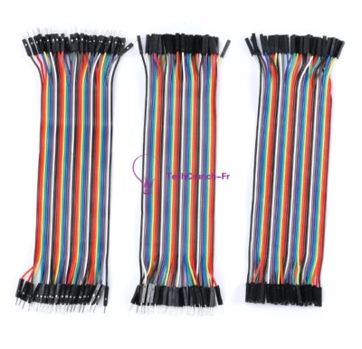 Each for 40pcs Dupont Wire Color Jumper Cable 20cm 2.54mm 1P-1P Female Male