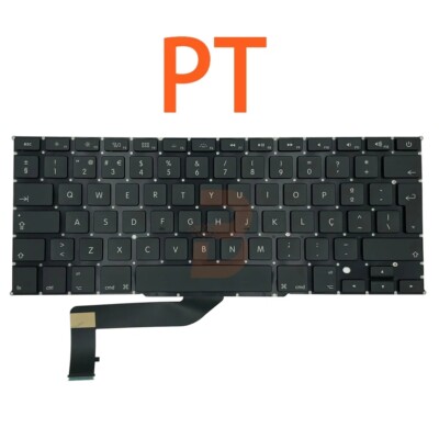 New For Macbook Pro Retina 15'' A1398 Keyboard Portuguese 2012 2013 2014 2015