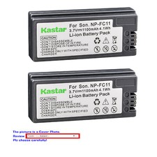 Kastar Battery for Sony NP-FC11 NP-FC10 Cyber-shot DSC-P12 P10 P8 P9 P3 DSC-F77