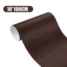 Diy Matte Glossy Wood Grain Textured Vinyl Wrap Sticker Car Home Interior Decor