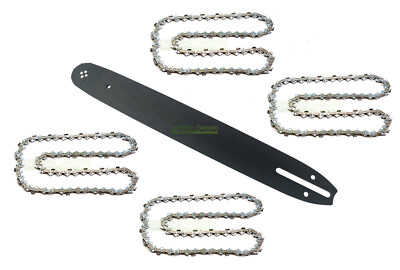 40cm 1,3 mm 3/8'' 56 TG Schwert +4X Kette DELTAFOX DG-ECS 2240 Einhell BG-EC 2040