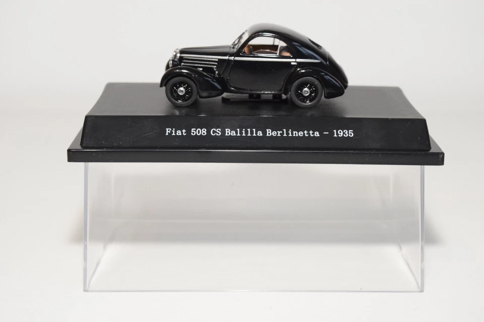 B20 1:43 STARLINE FIAT 508 CS BALILLA BERLINETTA 1935 NEGRO SIN USAR, EN CAJA - Imagen 2 de 4
