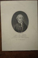 ANT. CR. GERLE 1736-1801 PORTRAIT EARLY 19th century NE A RIOM DEFROQUE