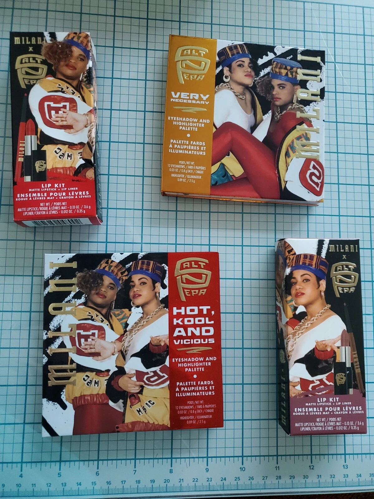 Milani X Salt N Pepa Lip Kits, Eyeshadow And Highlighter Palette
