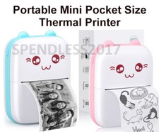 Portable Mini Thermal Printer Pocket Photo Printer Wireless Bluetooth Printing