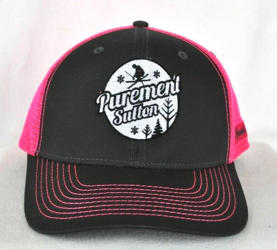 *PUREMENT MONT SUTTON* Quebec Skiing Snowboarding Trucker Ball cap hat *OURAY*
Opens in a new window