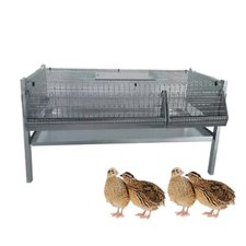 gabbia  quaglie ingrasso cm. 99x47x50 made in italy