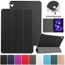 For Apple iPad Air 11" 13" Pro 11" 13" 2024 Leather Smart Cover Folio Stand Case