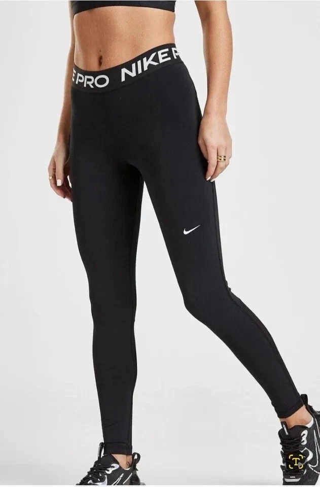 NIKE LEGGINGS WOMEN DRI-FIT SPORT JOGGING RUNNING GYM XS TO XL UK STOCK - Image 2 of 4