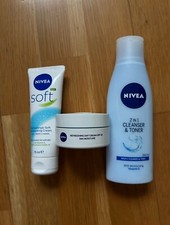 Nivea products bundle day cream cleanser & toner moisturising cream