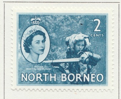 Englische Kolonien British Colony NORTH BORNEO 1956 2c MH* Stempel A28P25F28314