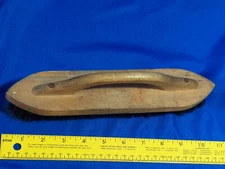 Antique Primitive Horse Brush Shaker Jr Tool Wood Handle Made in USA Oxco