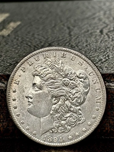 1894 Morgan Silver Dollar $1 Circulated Business Strike 0.9 Fineness US Coin