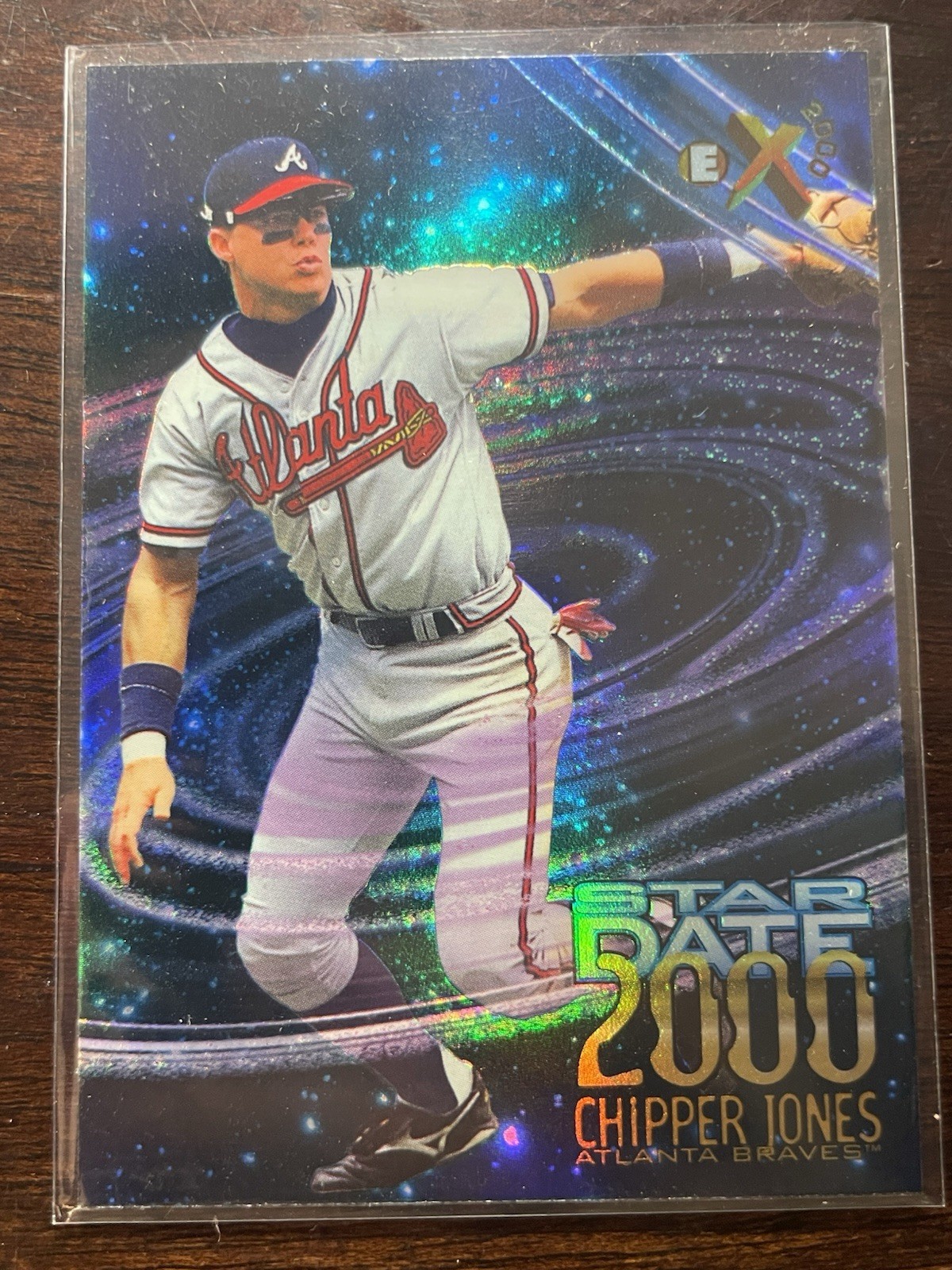 1997 Skybox E-X2000 Stardate 2000 Chipper Jones Atlanta Braves HOF Nice