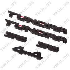 5PCS BLACKOUT EMBLEMS OVERLAY KIT 2014-2021 for TUNDRA sr5 5.7L V8 iforce 4X4