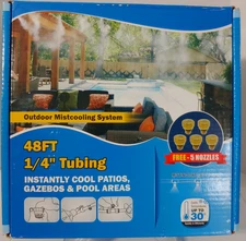 Patio Cooling Misting System | Outdoor Cooling System for Outdoor living.