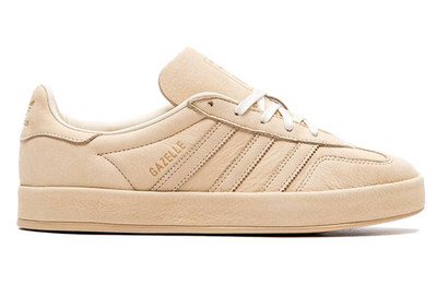 SIZE 14 MENS / 15 WOMENS - Adidas Gazelle Indoor Lux Magic Beige JR8832 LEATHER