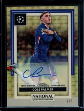 Marketplace image: 2026 Topps Chrome National NSCC UEFA SC-13 Cole Palmer 1/1 Superfractor Auto