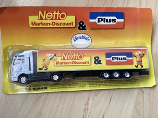 Werbung LKW/ Truck von Netto & Plus