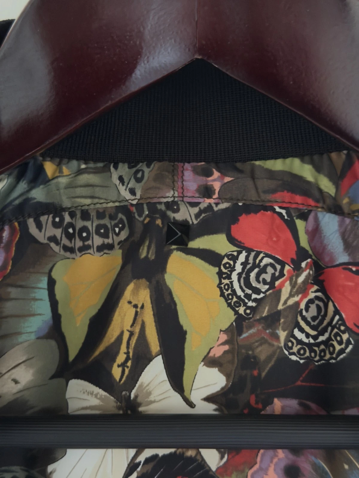 Authentic Valentino "Camubutterfly" Print Reversible Jacket Sz US46 New - product detail image 4