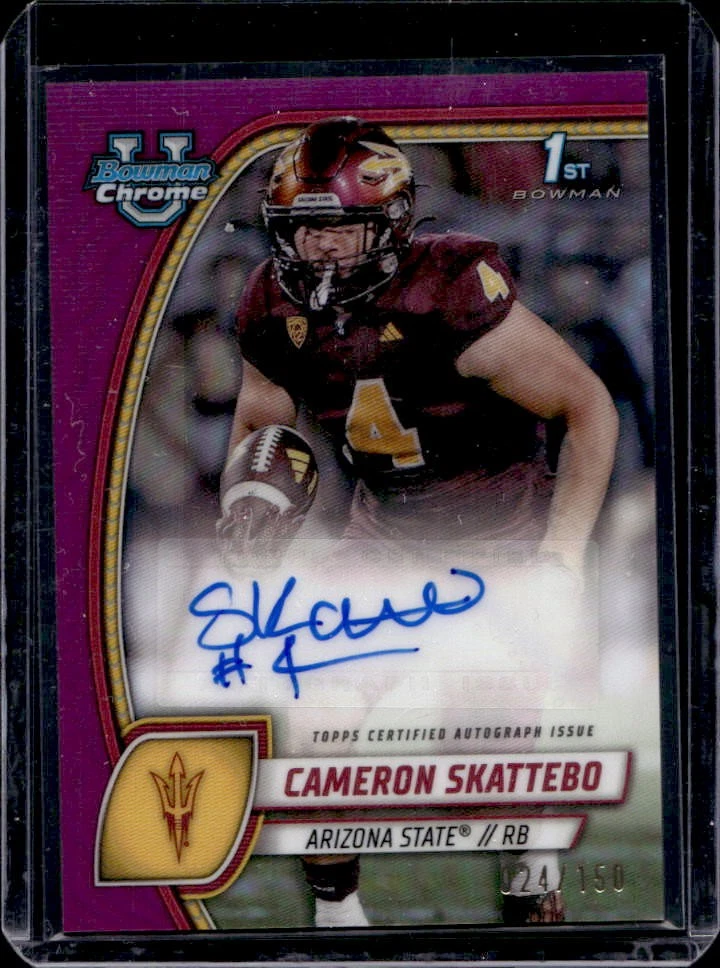 Cameron Skattebo trading card