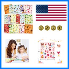 Holiday Stickers Assortment Seasonal Sticker Sheets for Kids Halloween, Tha...