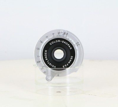Voigtlander Color Skopar 35mm F/3.5 Asphärisches Objektiv Leica M Silber VM