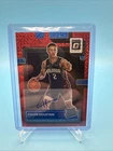 Caleb Houstan 2022-23 Optic Rated Rookie Auto Red Mosaic Prizm
