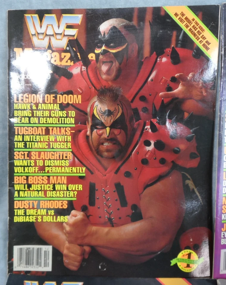 Лот из 16 журналов WWF 1990-1993 официальная публикация - Изображение 2 из 4