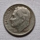 1953 D Roosevelt Dime 90% Silver Dime