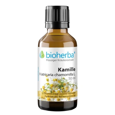 BIOHERBA REICHENBACH GMBH Kamille Matricaria chamomilla L. Tropfen Tinktur 50 ml