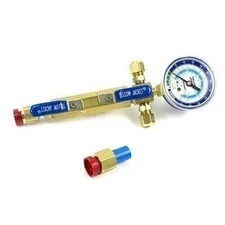 Yellow Jacket 93853 Two Valves, Lo-Side Gauge Mount, 3/8" Female Flare