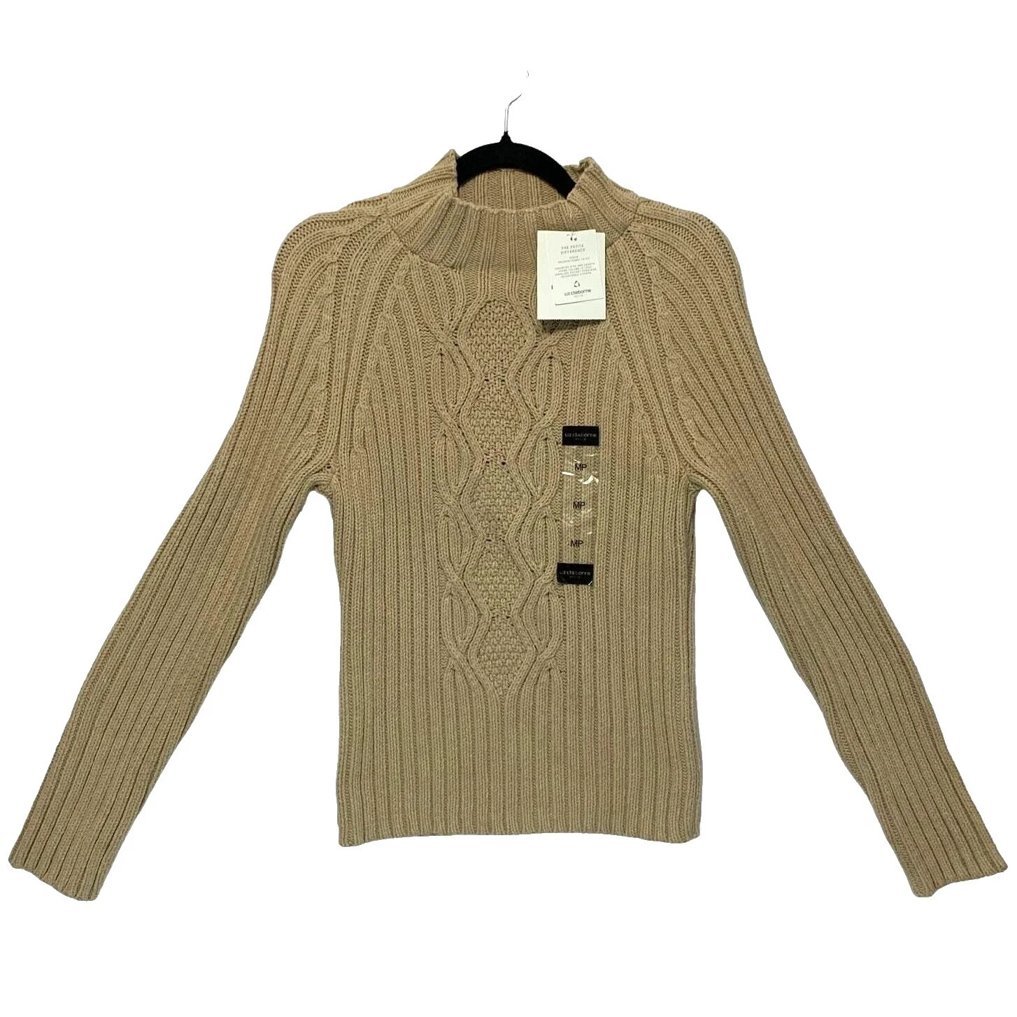 Suéteres sólido negocios Liz Claiborne para Mujeres