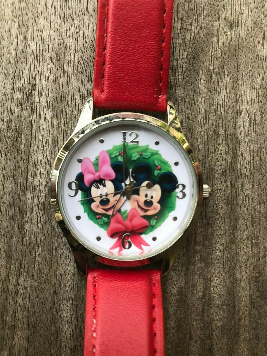 Avon Disney Holiday Fun Watch Minnie Mouse Disney/ Avon Sparkle Watch Metallic Look White  main image 2