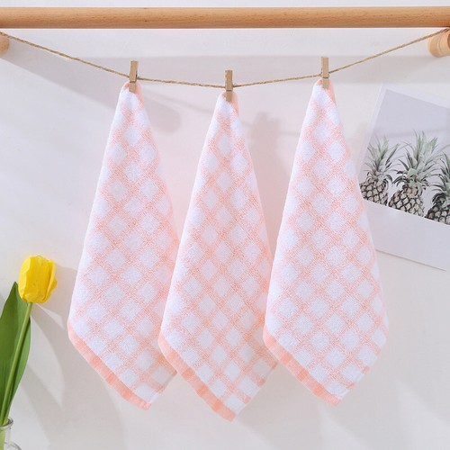 Absorbent Kitchen Rag Kindergarten Baby Hand Wipe Hook Small Square Towel S1 - Afbeelding 9 van 15