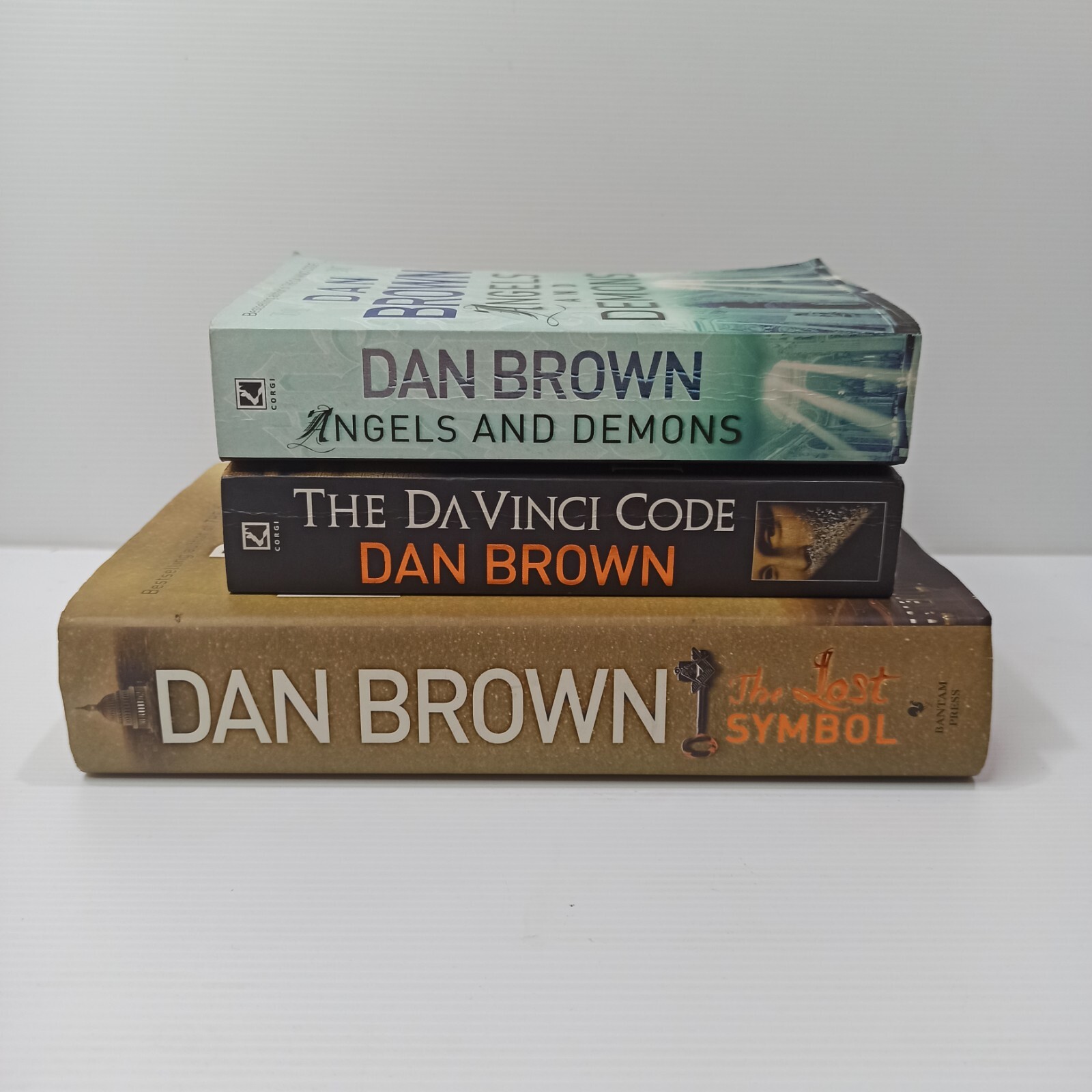 Lost Symbols Da Vinci Code Angels Demons Novel (3) Book Bundle by Dan