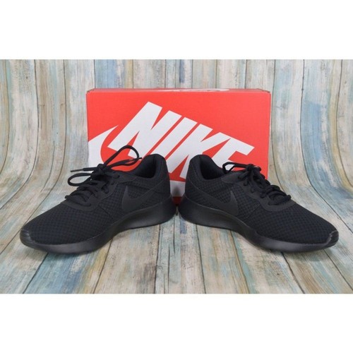 Nike Tanjun Black Women's Size 10.5 Mesh Running Shoes 812655-002 - Picture 10 of 13