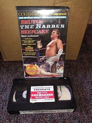 WWF WWE Coliseum Video VHS Tape Brutus The Barber Beefcake WF051