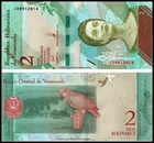 VENEZUELA 2 BOLIVARES YEAR 2018 UNCULAR-UNC,,,