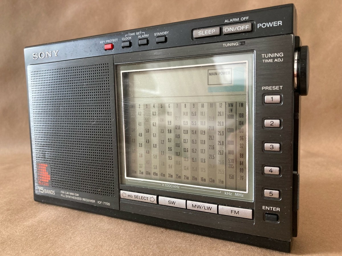 動作品 SONY ソニー シンセサイザーレシーバーラジオ ICF-7600DA 動作品》SONY ICF-7600DA シンセサイザーレシーバーラジオ