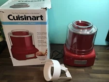 Cuisinart ICE-21R  Frozen Yogurt-Ice Cream & Sorbet Maker - Red